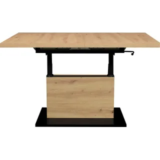 Mäusbacher Lift Couchtisch Braun Wildeiche 120-160 x 54 x 70 cm