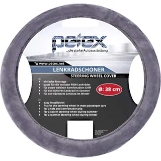 PETEX 433110803 Design 1108 Lenkradbezug Silber 36-38cm, M