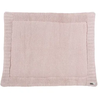 Meyco Baby Relief Mixed Laufgittereinlage (weiches und sicheres Material, doppelseitiges Design, maschinenwaschbar, Außenseite aus 100 % Baumwolle, Rückseite aus 100 % Velvet, Größe: 77 x 97 cm), Rosa