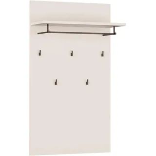 Forte Garderobenpaneel Alice Springs 74 x 127 x 30 cm Kaschmir Beige