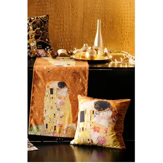 Goebel Dekokissen »Kuss« Goebel Design, goldfarben