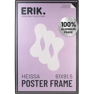 Grupo Erik Bilderrahmen 61X91,5 cm Heissa Aluminium - Bilderrahmen Schwarz Rahmen aus Aluminium Bild Wanddeko