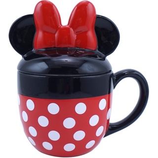 Disney Minnie Maus geformte Tasse mit Deckel – Minnie Maus Tasse – 3D-Tasse – Bürotasse Geschenke