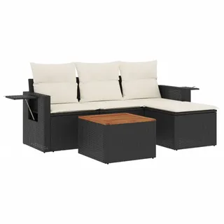 VidaXL 3224530, Cremefarben, Rattan, Stahl, Akazienholz, 110 kg, Erwachsene & Kinder, 550 mm, 550 mm - Creme