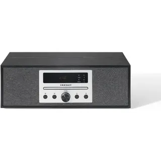 Crosley Finn Radio-CD-Player, Stereo, Schwarz, Bluetooth, CD