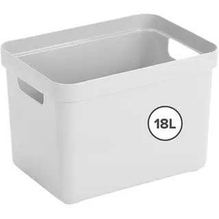 SUNWARE Aufbewahrungsbox 35 x 24,6 x 24,3 cm 1-tlg. weiß