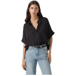 Vero Moda Katrine Kurzarmhemd - Black - XS