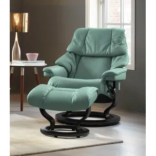 Stressless Stressless® Fußhocker »Reno« mit Classic Base, Gestell Schwarz, grün