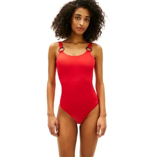 Tommy Hilfiger Damen Scoop Back Op Uw0uw06480 Badeanzug mit U-Rücken (1er Pack)