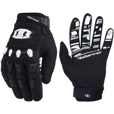 Seibertron Dirtpaw Handschuhe - Unisex BMX MX ATV MTB Rennrad Mountainbike Fahrrad Offroad/Dirtbike für Cycling und Motocross Sport mit Touch Recognition voller Fingerabdeckung Black XL