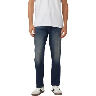 s.Oliver Regular-fit-Jeans "MAURO" im Five-Pocket Style, dunkelblau used
