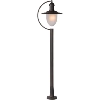 LUCIDE Mastleuchte Metall Ø 25 cm 1xE27 IP44 Rostfarbe
