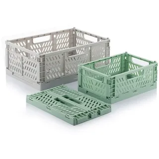 InnovaGoods Boxtor Aufbewahrungsbox 3-tlg. silber