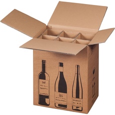 Smartboxpro, Versandkarton + Versandbox, Versandkarton 00069085 für 6 Flaschen