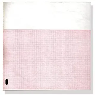 Gima 32999 Thermopapier Pack Ecg, Orange Grid, 210 x 300 mm