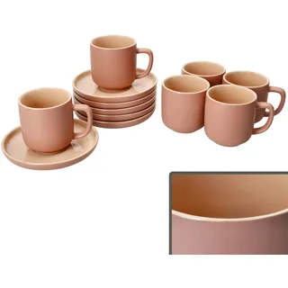 Ritzenhoff & Breker Espressotasse mit Untertasse 0,07 l Beige 6 St.