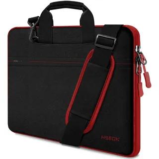 HSEOK 13 13,3 13,5 Zoll Laptoptasche Hülle, Griff Umhängetasche Wasserabweisend Schutzhülle Kompatibel mit 13.3 MacBook Air/Pro M1 M2 M3, iPad 13 12,9, XPS 13, Die Meisten 13"-13,5" PC,B02K02