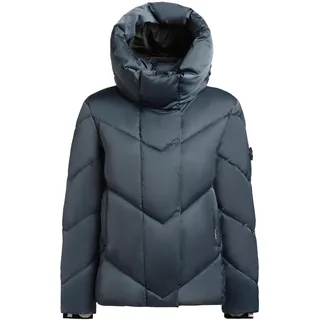khujo Winterjacke "Winterjacke Olsa2" mit Kapuze Gefütterte Steppjacke mit Kapuze, dim blau