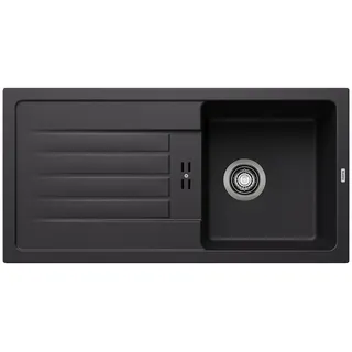 Blanco FAVUM 45 S schwarz Einbauspüle Handbetätigung 860 x 435 mm