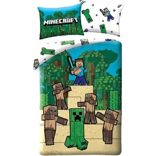 Halantex Einzelbettdecke - Minecraft 140x200. 70x90