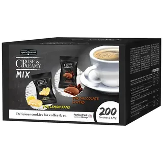 Hellma Crisp & Creamy Mix Kekse Zitrone & Kakao 200 St.