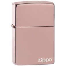 Bild 49190ZL – Zippo Logo - Reg High Polished Rose Gold – Sturmfeuerzeug, nachfüllbar, in hochwertiger Geschenkbox