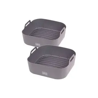 LURCH Backformen für Heißluftfritteuse S 00070205 17,0 x 17,0 cm, 2 St.