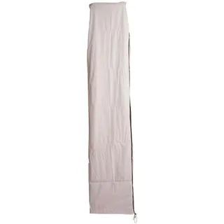 Schutzhülle MCW FÜR Ampelschirm BIS 35M Cremeweiß, Grau , Weiß, Grau , Textil , 60x265x60 cm , Sonnenschutz, Sonnenschirmhüllen