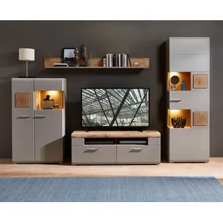 Innostyle Wohnwand »FUN PLUS II« 4 Stk. tlg. Innostyle schilfgrün