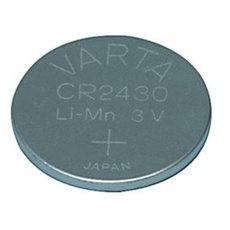 1 x Lithium Mangandioxid (Li/MnO2) Knopfzelle 280mAh Varta CR2430