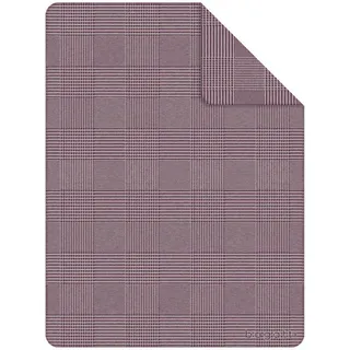 Bugatti Decke , Lila , Textil , Graphik , 150x200 cm , Kettelrand, atmungsaktiv , Heimtextilien, Wohntextilien, Decken, Kuscheldecken