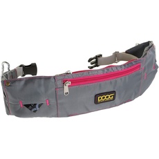 DOOG - Doog Walkie-Gürtel – Grau mit Pink (Neon) (WB17)