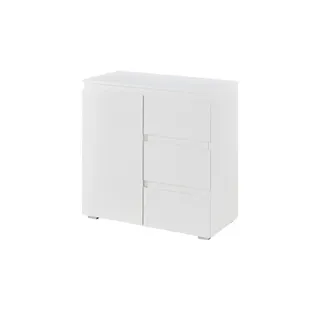 Die Möbelfundgrube Kommode 80 x 79 x 40 cm Weiß