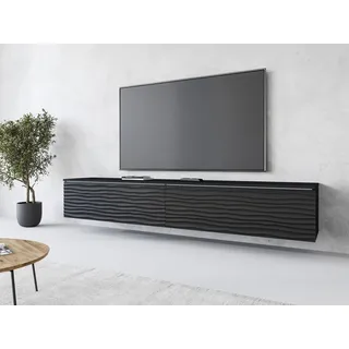 Home Affaire Vera Lowboard 180 x 30 cm Schwarz/MDF