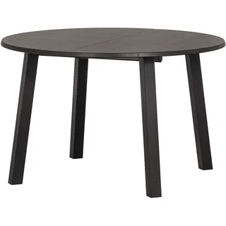 Woood Esstisch ¦ schwarz ¦ Maße (cm): H: 75 Ø: 120.0