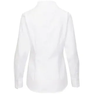 Seidensticker Damen, Women slim Longsleeve Cotton Bluse, Weiß(080644), 44 EU