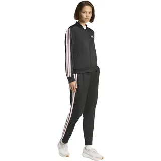 adidas Trainingsanzug ADIDAS SPORTSWEAR "DAYREADY", Damen, Gr. XS, schwarz, clear pink, Obermaterial: 100% Polyester, Sportanzüge Trainingsanzug