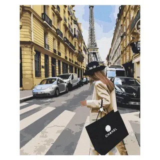 Malen nach Zahlen, Brushme, 40x50 cm - Paris Fashion Week