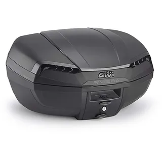 GIVI E46 Riviera Black-Edition, Topcase Monolock - Schwarz/Schwarz/Getönt