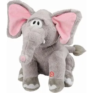 Xtrem Toys & Sports XTREM Toys&Sports - Singender Elefant Sugar Pie Honey Bunch, Höhe 27cm - Grau