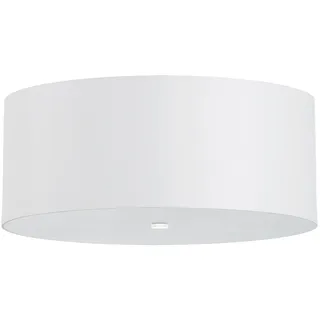 Kronleuchter OTTO 70 weiß 6xE27 15W Stoff/Glas/Stahl 35x70x70cm Sollux Lighting - Weiß