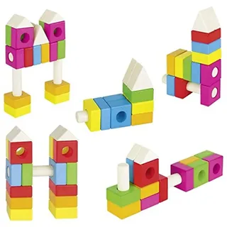 Goki-58589 3D-Puzzles 3DGOKIMModule, Mehrfarbig (58589)