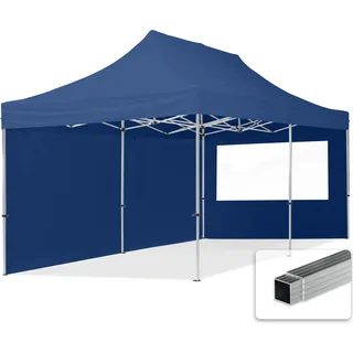 Faltpavillon Economy 3 x 6 m inkl. 2 Seitenteile blau 59019