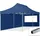 Faltpavillon 6 x 3 m inkl. 2 Seitenteile Blau