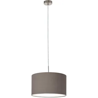 EGLO Pasteri 1-flg. 38 cm Textil anthrazit-braun