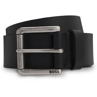 Boss Herrengürtel Leder Schwarz 105