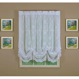 Today's Curtain Hopewell Vorhang, Spitze, Ballon-Motiv, Weiß, (B x L) 149,8 cm x 160 cm