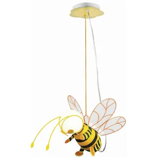 Globo Kinderhängeleuchte , Multicolor , Kunststoff , Biene , 95 mm , F , 36x120 cm , Lampen & Leuchten, Innenbeleuchtung, Kinderzimmerlampen, Kinderhängeleuchten