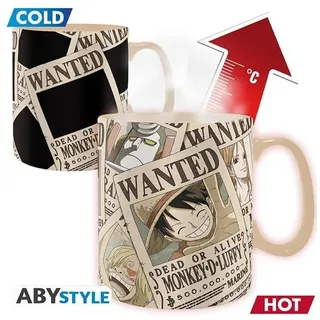 ABYstyle - One Piece - Wanted Heat Change Mug - Becher