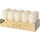 Stumpenkerzen 9 cm beige 10 St.